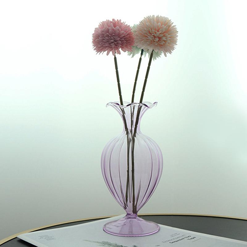 

Стеклянная ваза для цветов в скандинавском стиле, красочный прозрачный цветочный горшок, бутылка для растений, гидропонный террариум, контейнер для украшения домашнего стола