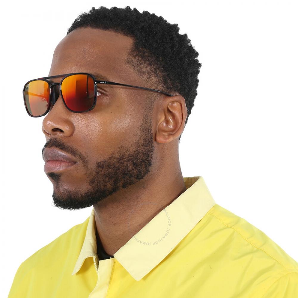 Maui Jim Keokea Hawaii Lava Navigator Unisex Sunglasses Rm447 04t 55