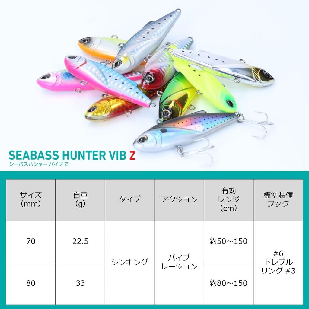 Daiwa Lure Seabass Hunter Vibe Z 80S Keimura Gingira Iwashi (DAIWA)