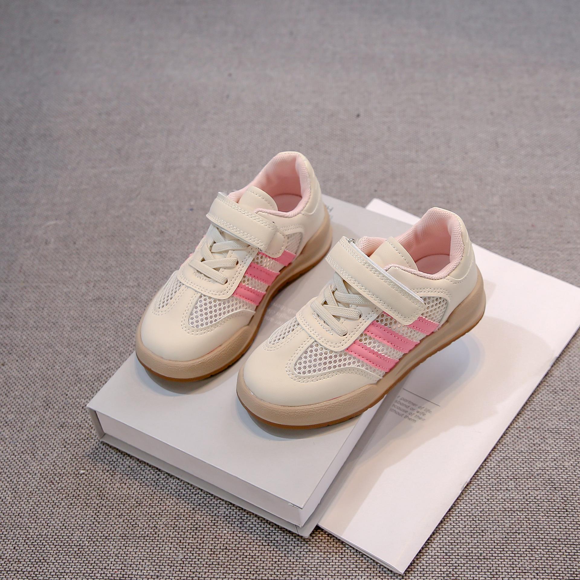 

Leather German training shoes boys 2025 new summer board shoes children s shoes mesh shoes breathable sneakers girls 37