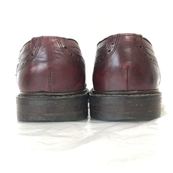 Lloyd Leather Wingtip Dress Shoes Brown Size 41 7.5F 26.0cm Made In Germany(USED)