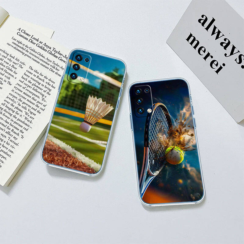 MH18 Badminton Sports Phone Case for Motorola Edge 20 30 S30 40 50 Fusion Lite Plus Pro Neo Ultra One Power Action Macro Hyper Vision Zoom