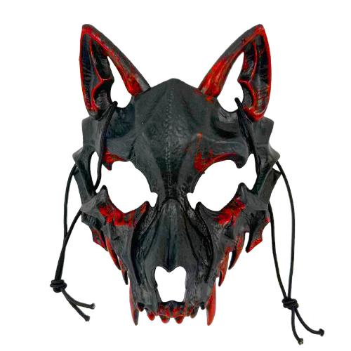 Halloween Cosplay Costume Kit Animal Dragon God Tengu Mask Terrifying Yasha Costume for Men Women Party Anime Cos
