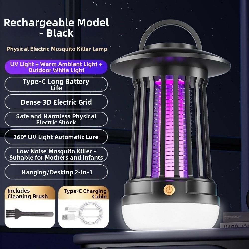 Anti-Mosquito Electric Mosquito Lamp USB Charging Mosquito Killer Bug Zapper Lamp  Home Use