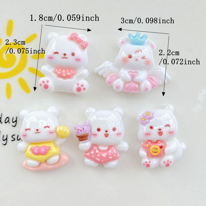 10Pcs New Cute Cartoon Cats Series Flat Back Resin Scrapbooking DIY Jewelry Hairpin Craft Decoration Accessorie