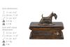 Scottish terrier, Aberdeen Terrier, Scottie, Aberdeenie I - urn for dog ashes, personalized urn with a statue, wooden urn with a dog by Art-Dog brand