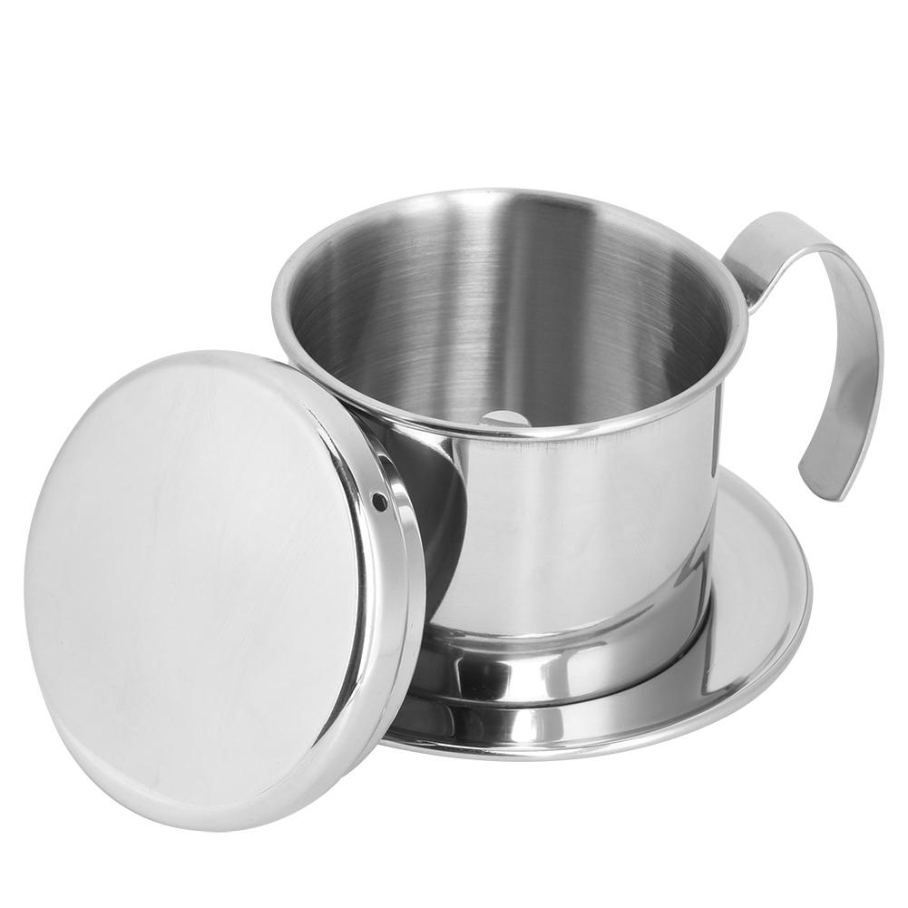 Tragbarer Kaffeefilter aus Edelstahl für die Kaffeemaschine zu Hause, in der Küche, im Büro oder im Freien