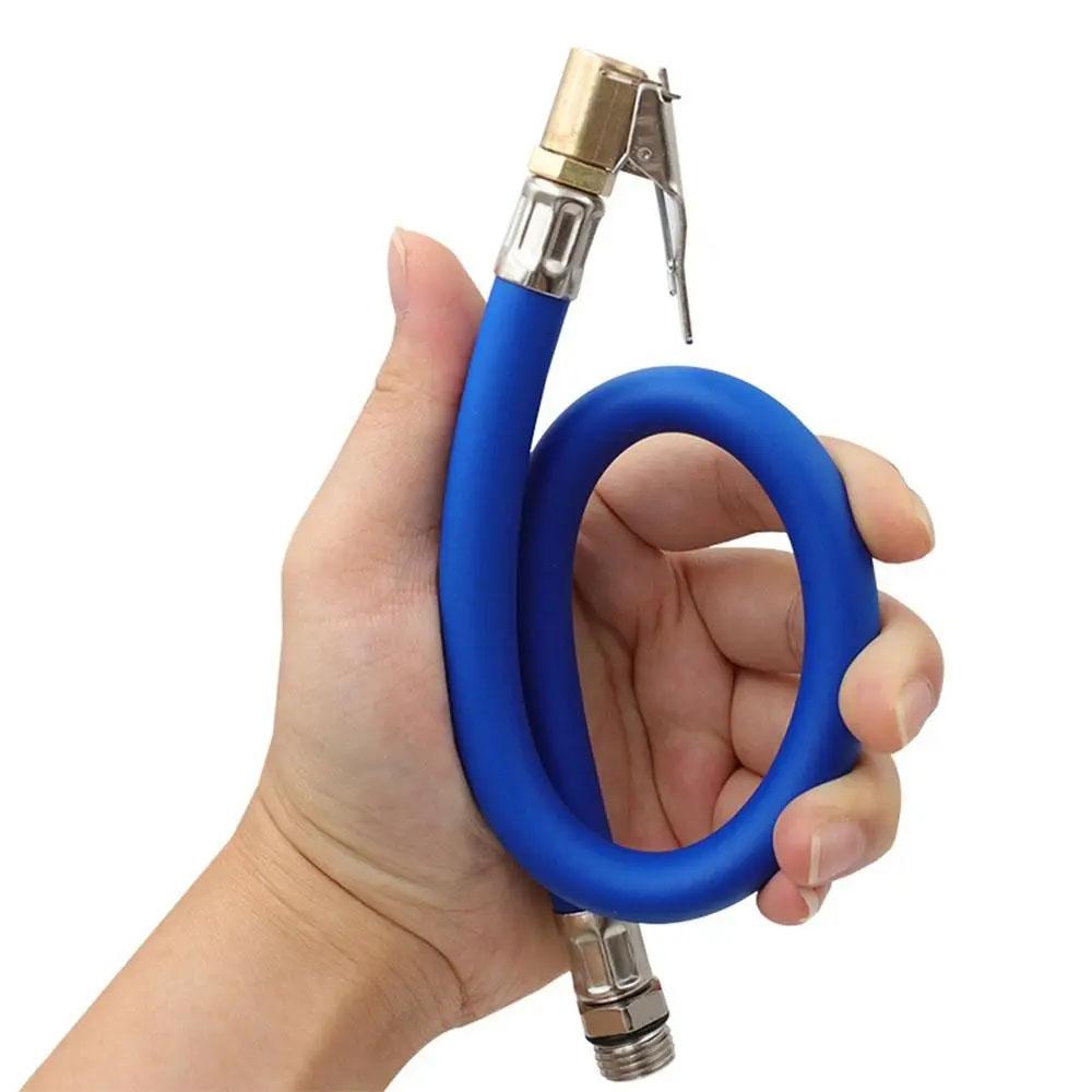Tire Inflator Hose Tyre Hose Portable Air Compressor Pipe Rubber Air Rubber Hose for Car Motorbike Accessories
