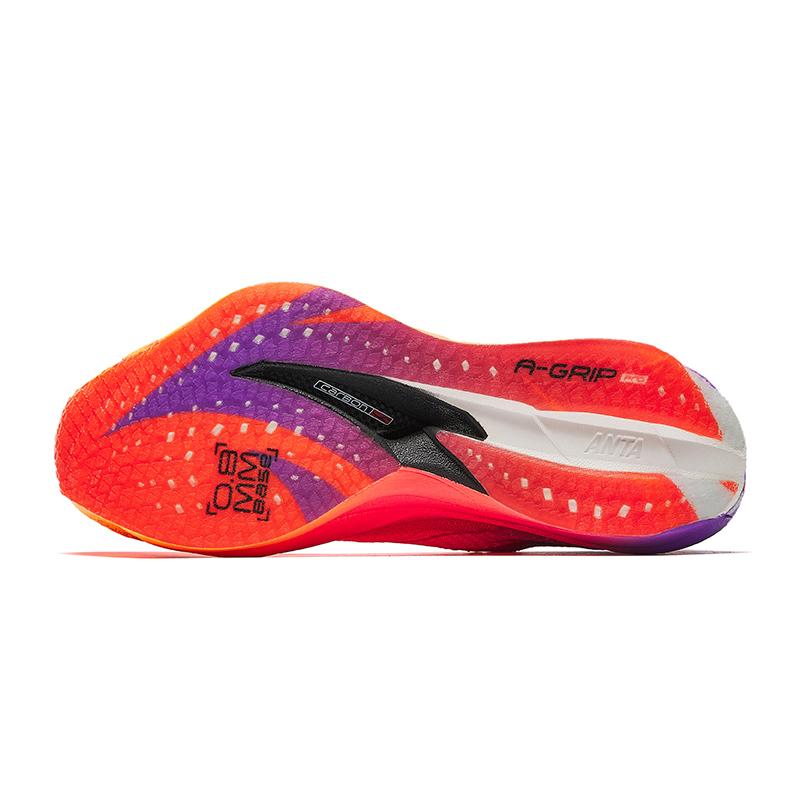 Anta C202 6.0 Pro Comfortable Fashion Non-Slip Wear-Resistant Low-Top Running Shoes Men Sneaker Purple Orange 112445571-1