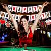 Party Decoration Banner Birthday Party Background Decoration Poker Flag Setting Props
