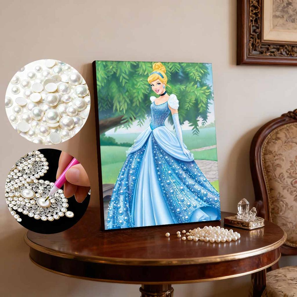 Disney Cinderella Pearl Jigsaw Puzzle This Is A Handmade Decorative Gift That Can Be Used As A Home Decoration Item