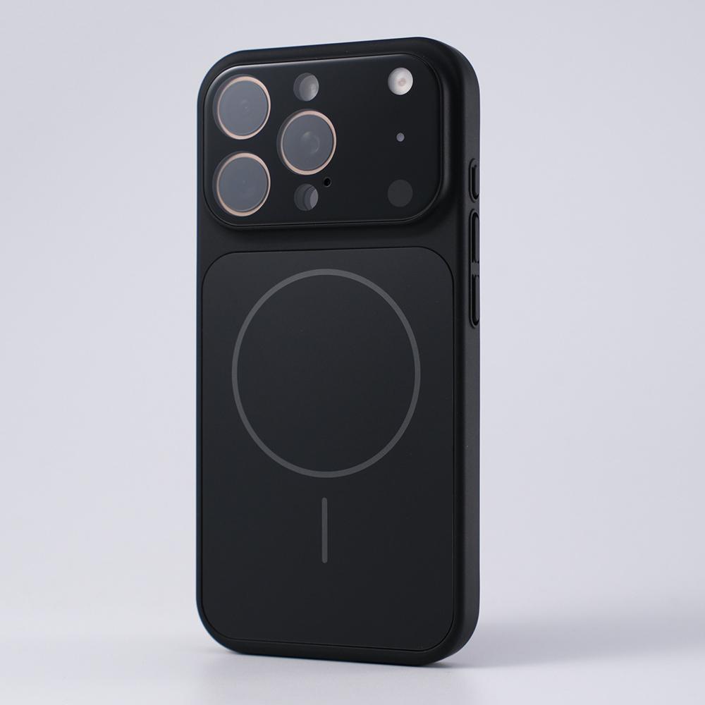 Luxury Plating Matte Glass Camera Protect Phone Case For iPhone 17 16 15 14 13 Pro Max 17Pro 17 Air For Magsafe Magnetic Cover