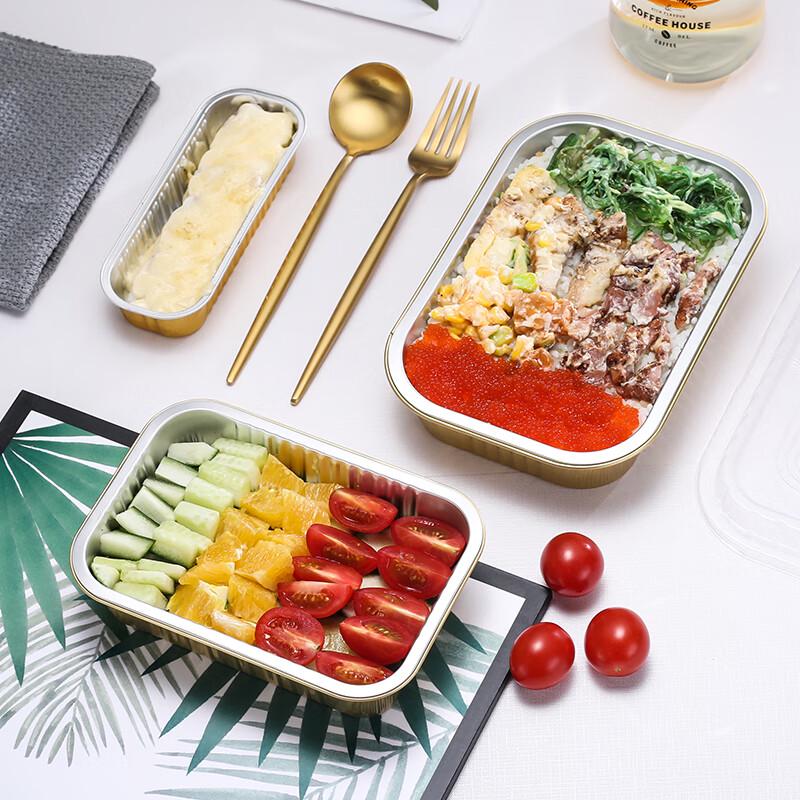 Disposable Aluminum Foil Dessert & Sushi Containers
