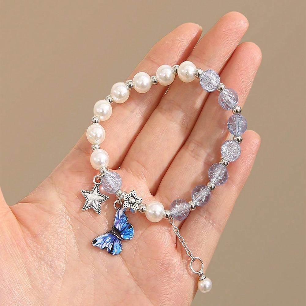 Kinder Perlen Schmetterlingsarmband - Studentisch, Kulturell & Kreativer Schmuck