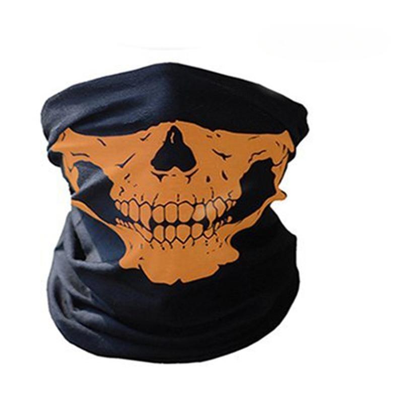 Multi-functional eight Color Skull Bandana Helmet Camping Halloween Neck Face Mask Paintball Ski Sport Headband Hiking Scarves