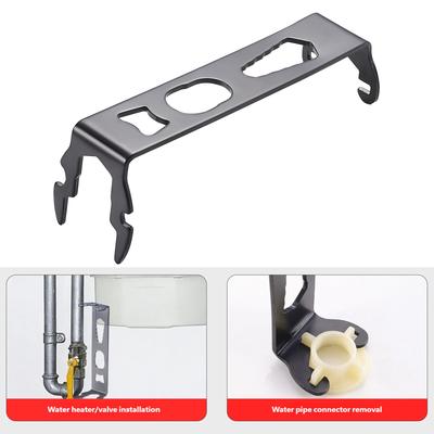 Chiave per Lavandino Multifunzionale Acciaio al Carbonio Chiave per Rubinetto Chiave per Tubi Idraulici Attrezzo per Riparazione Lavandino Bagno Cucina