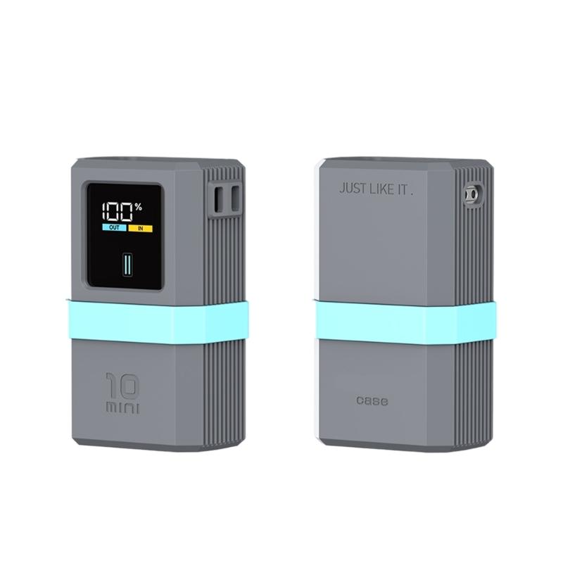 Silicone Case for 10 Mini 10000mAh PB1055 55W Energy Bank Storage Travel Protective Cover Shockproof Sleeve Cover
