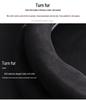 Genuine Leather Steering Wheel Cover for Lynk & Co 010203 - Non-Slip Suede, D-Type Design.