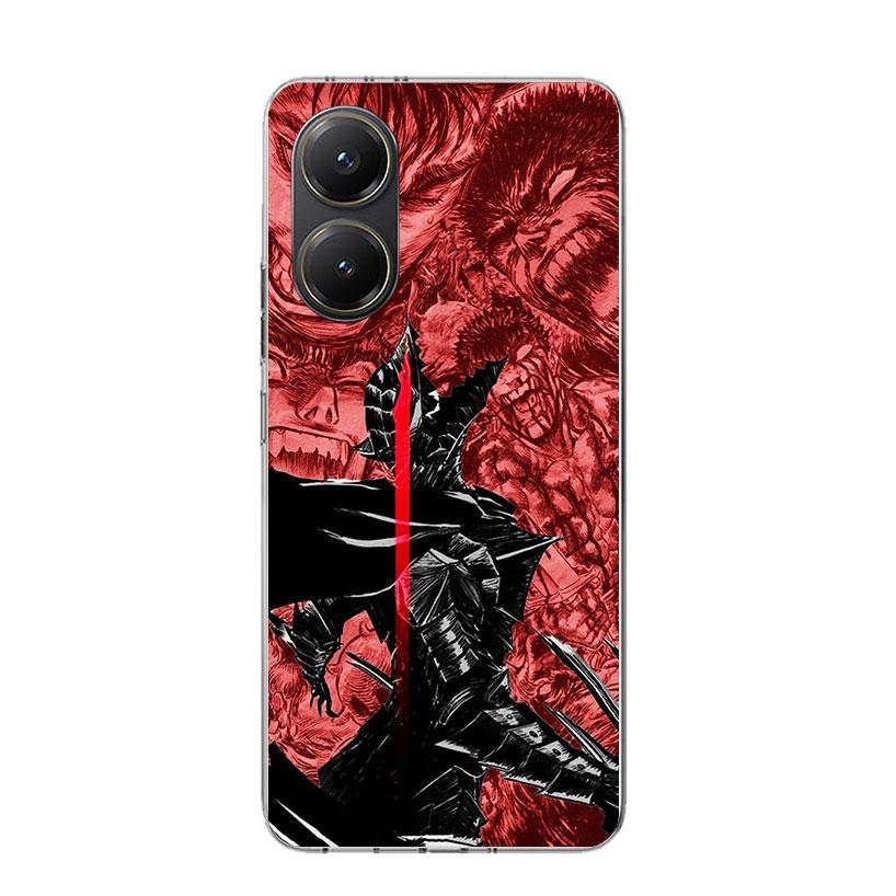 Schwarz Weiß G-Guts B-Berserks Handyhülle Für Xiaomi Poco X7 X6 X5 Pro F7 Ultra Redmi 15C 15 13 13C 12 12C 10 10A 10C 9 9A 9C 9T