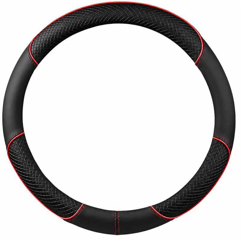 Car Steering Wheel Cover PU Leather For Honda Civic D/O Shape 36cm Jade SUZUKI Alto LINGYANG NISSAN Juke Toyota Aqua Prius