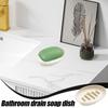 Kreativer Silikon Rutschfester Seifenhalter Badezimmer Dusche Aufbewahrungsplatte Ständer Durchbrochene Seifenschalen Seifendose Kleiner Aufbewahrungsbehälter