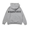 Giacca con cappuccio riflettente unisex FOG Essentials - Felpa sottile in spugna con doppia cucitura