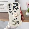 Butterfly Flower Soft Phone Cover Case for Samsung Galaxy A15 A16 A21s A12 A13 A52 A14 A11 A53 A33 A22 A05 A23 A04 A06 A03