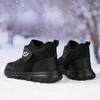 Fashion Winter Boots for Men 2024 New Plush Snow Boots Men outdoor fashion Ankle Boots Warm Black Cotton Platform Shoes men moccasins