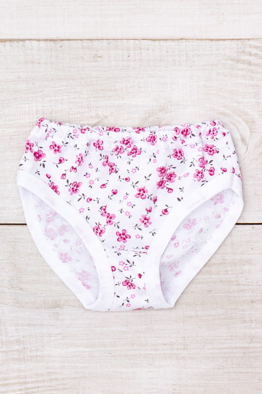 Bielizna – Klasyczne majtki dziewczęce z nadrukiem, wygodny krój, na każdą porę roku 272-002V HC