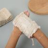 5ks sáček na mýdlo se stahovací šňůrkou Lehký přenosný opakovaně použitelný pěnový sušící sáček na mýdlo Exfoliační sáček