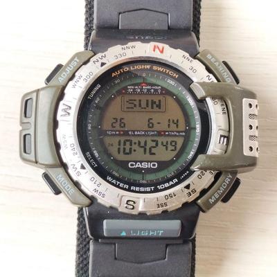 Used CASIO PROTREK PRT-40 Made In Japan Quartz Working Condition
