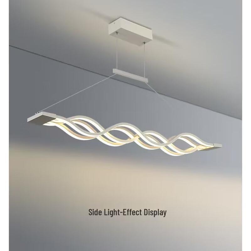 Minimalistyczna Nowoczesna Falista Lampa Wisząca LED