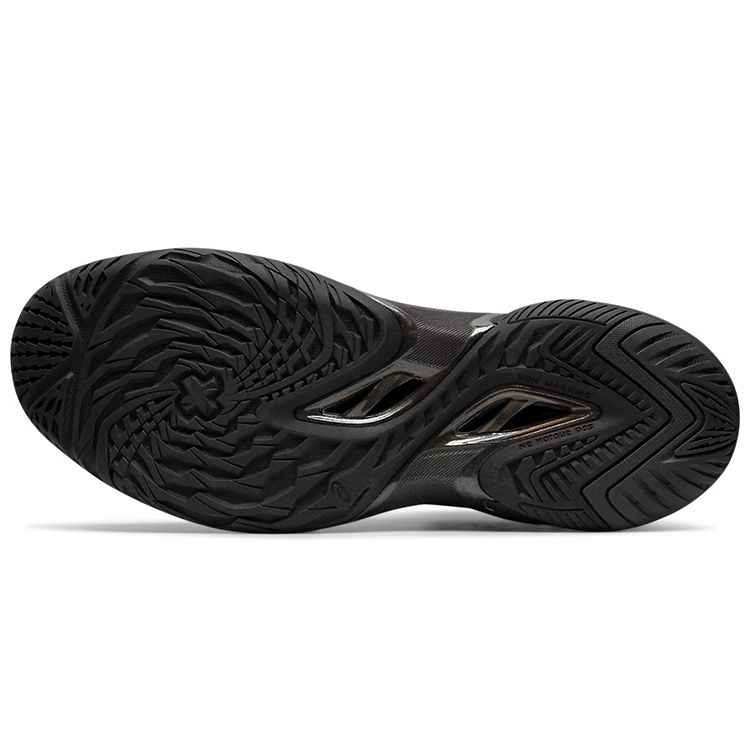 Asics Gel-Burst 24 Round Toe Lace-Up Fabric High-Top Basketball Shoes Unisex Sneakers Black 1063A015-001