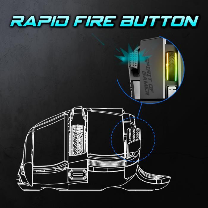 SOURIS GAMING - SPIRIT OF GAMER - PRO-M5 - RGB - 8000 DPI - Sans fil 2.4 GHz