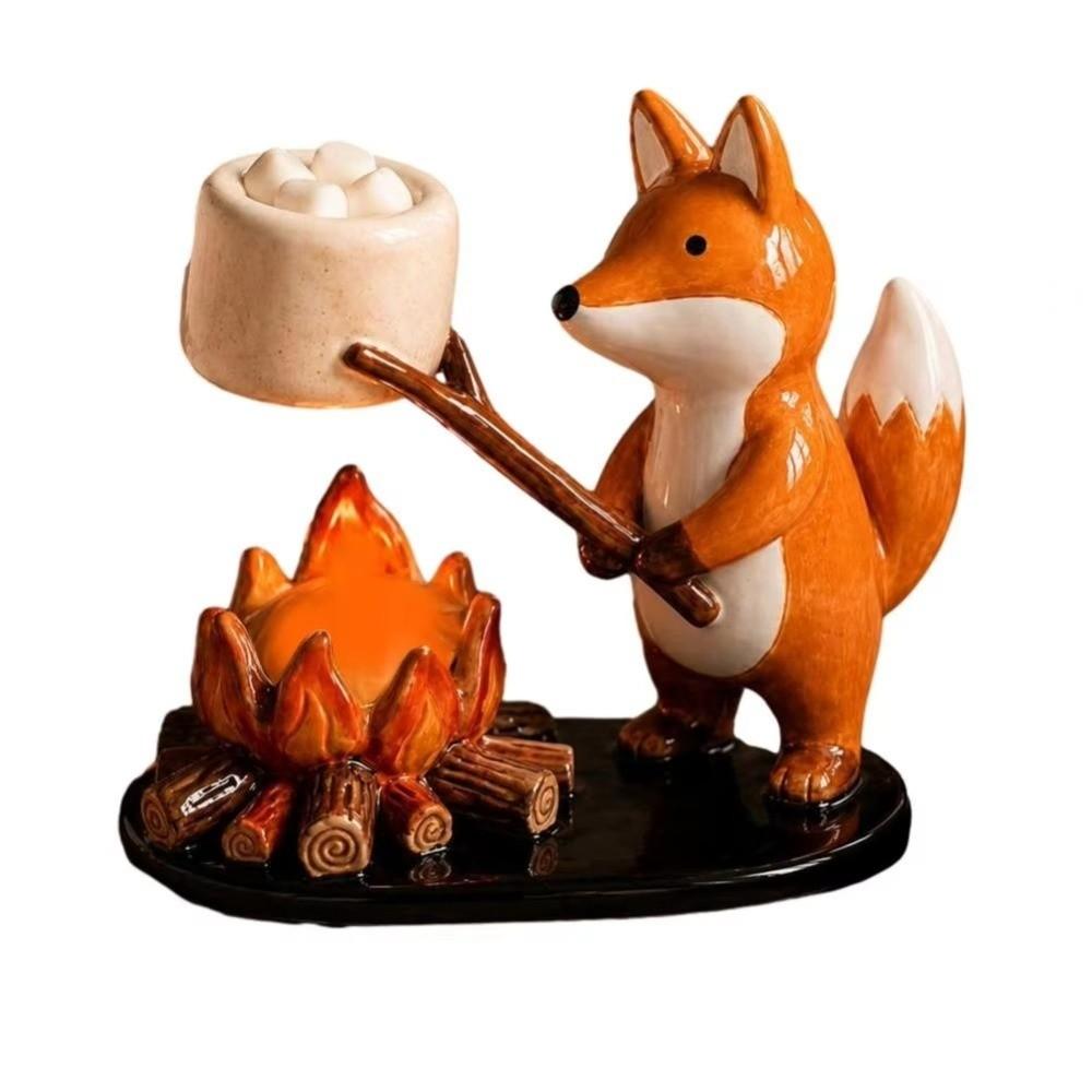 Cat Dog Fox Tealight Holder Animal Shape Holiday Ornament New Decorative Candle Rack Home Decor