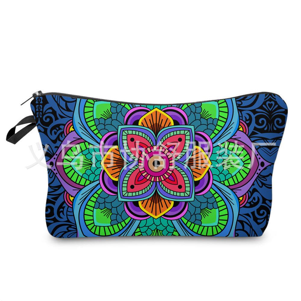 3D Printed Datura Makeup & Clutch Bag - Women's Storage Toiletry Bag