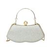 Elegant Sequins Evening Bags Gold Silver Satin Clutches Clutch Bag Banquet Fashion Chain Bags Gold Silver Clutch Bag