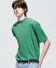 SSY 2-Way Rib Mock Neck Short Sleeve T-Shirt Green