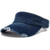 New Summer Breathable Sun Visor Hat Women Men Adjustable Uv Protection Top Empty Beach Tennis Golf Running Sunscreen Cap