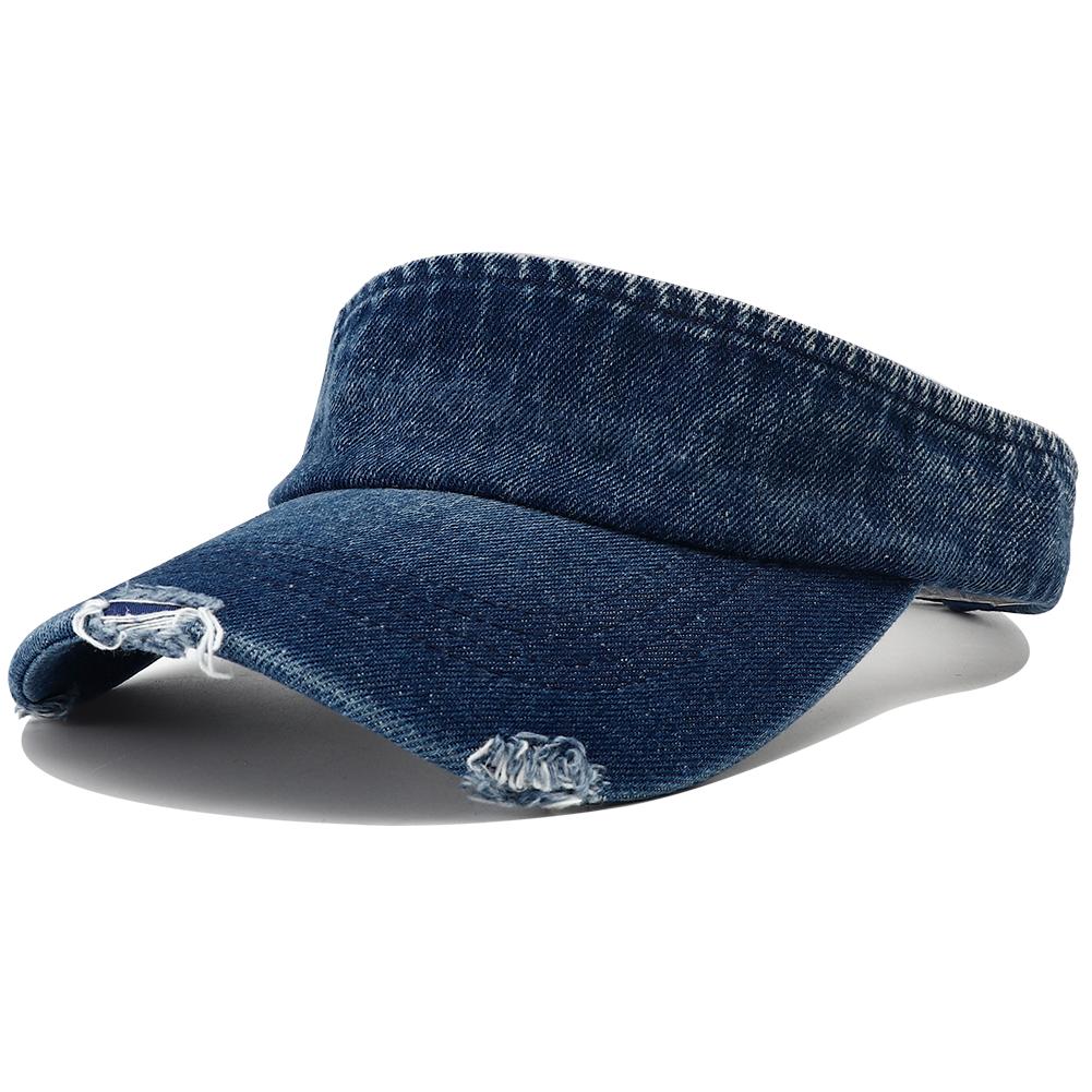

2024 New Summer Breathable Sun Visor Hat Women Men Adjustable UV Protection Top Empty Beach Tennis Golf Running Sunscreen Cap Adjustable синий