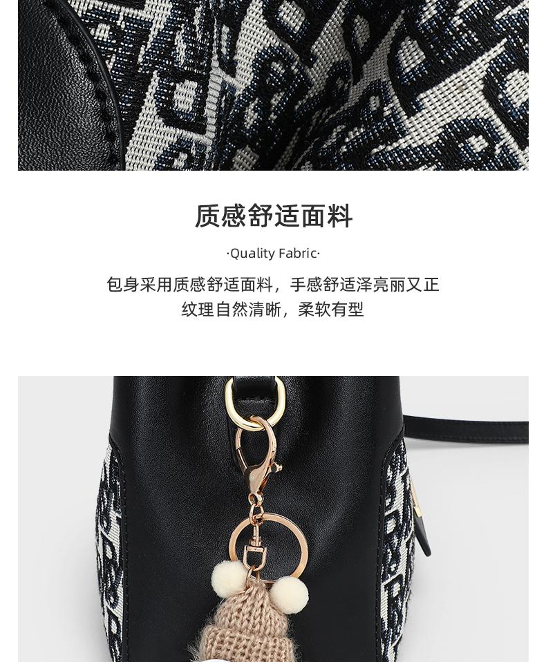 Viney Bucket Bag Women's Exquisite Crossbody Bag Small Bag Single Shoulder Commuter Women's Bag