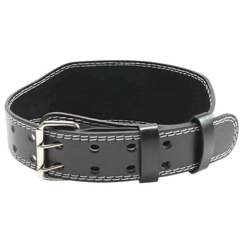 970 Men's Leather Weight Lifting Belt Fitness Weightlifting Belt