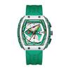 Fairwhale Plastic Case Rubber Strap Watch Made Your Brand Fashion Quartz Wrist Watcses