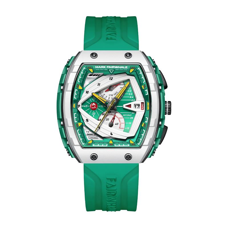 Fairwhale Plastic Case Rubber Strap Watch Made Your Brand Fashion Quartz Wrist Watcses