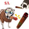 Jouet à mordre pour chien Simulation de cigare Son interactif amusant Jouet pour chiot Jouet à mâcher couinant pour chien Accessoires pour animaux de compagnie