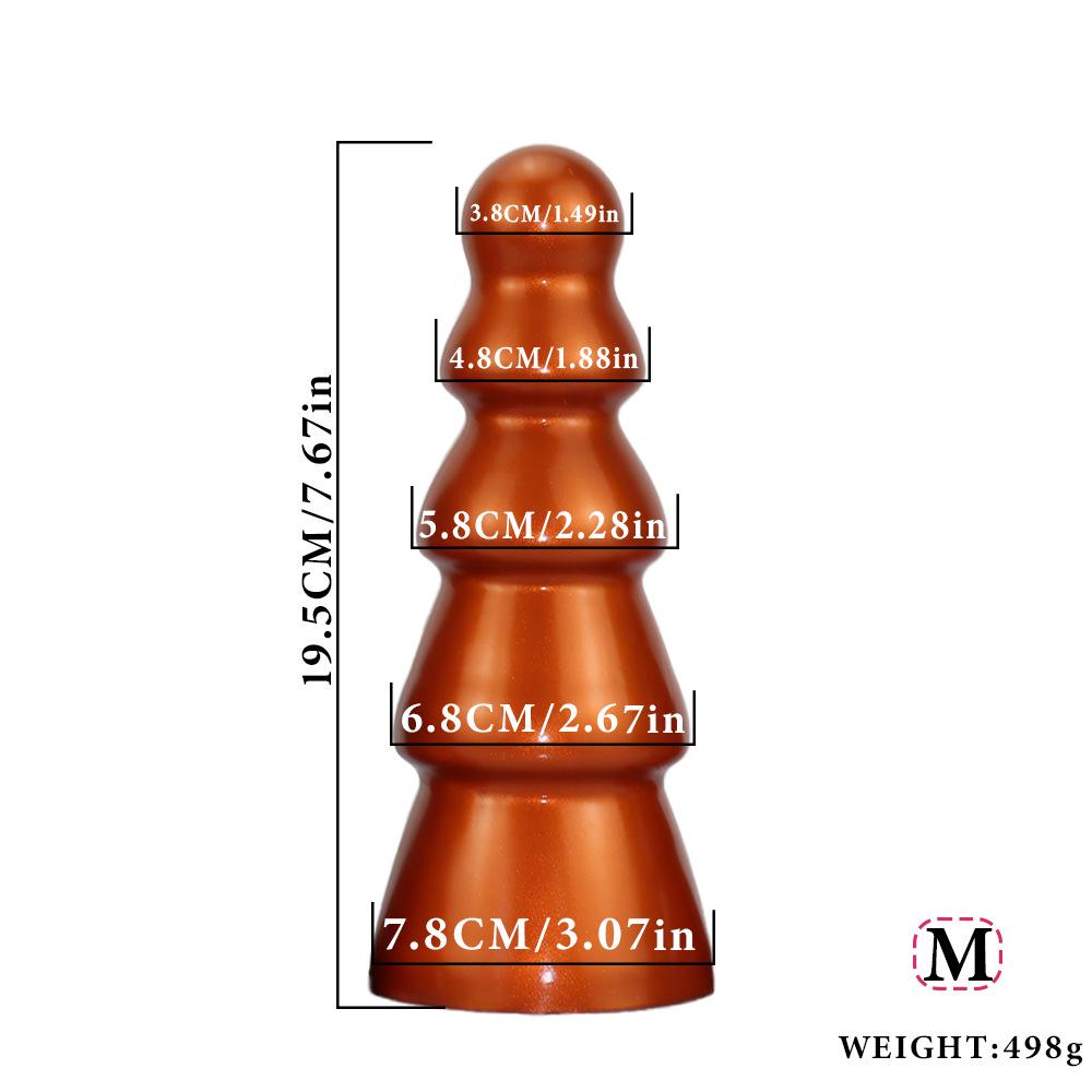 10cm Gradual Anal Plug Set - Ultra-Soft Liquid Silicone Butt Plugs for Beginners, Women's Anal Sex Toy