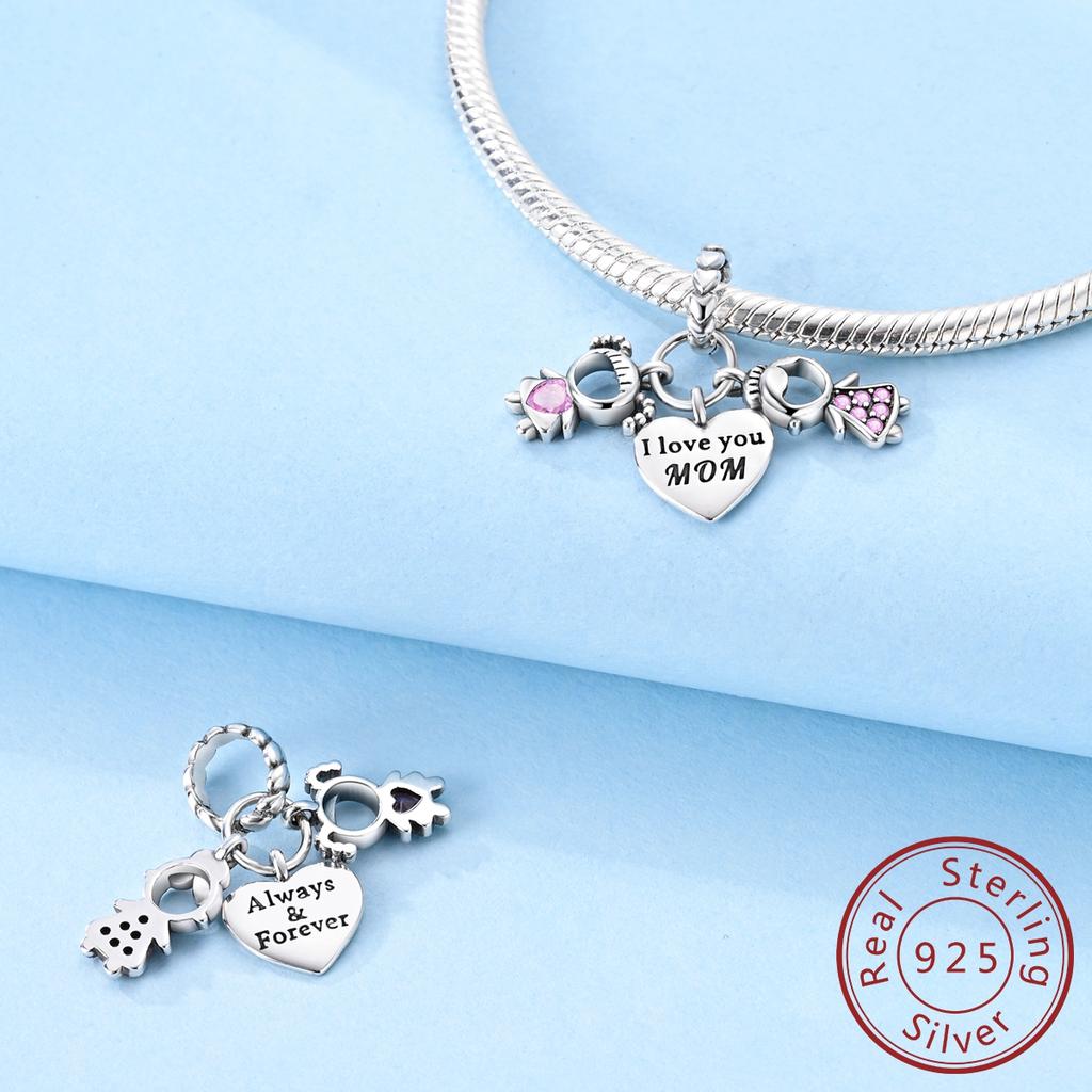 Copper Perfume Tulip Clover Original Charms Beads Fit Bracelet Diy Pen For Woman Jewelry