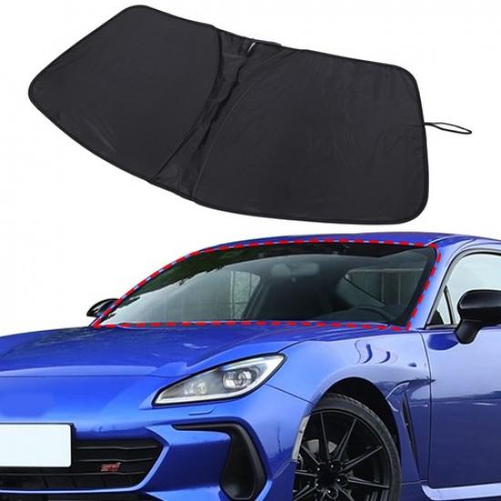Black Front Windshield Sunshade Cover For Subaru BRZ/Toyota 86 2012-2025
