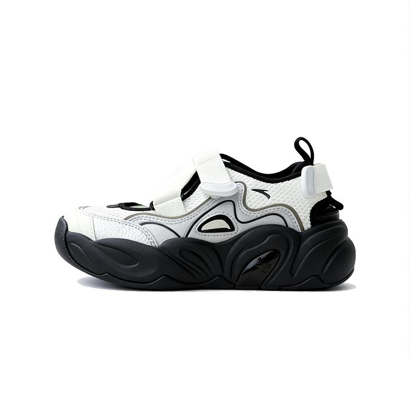 

Anta Summer Sports Mary Jane Sandals Shock Absorbing Breathable Non-Slip Low Top Casual Shoes Kids sandals Black White 122628881R-2 35.5