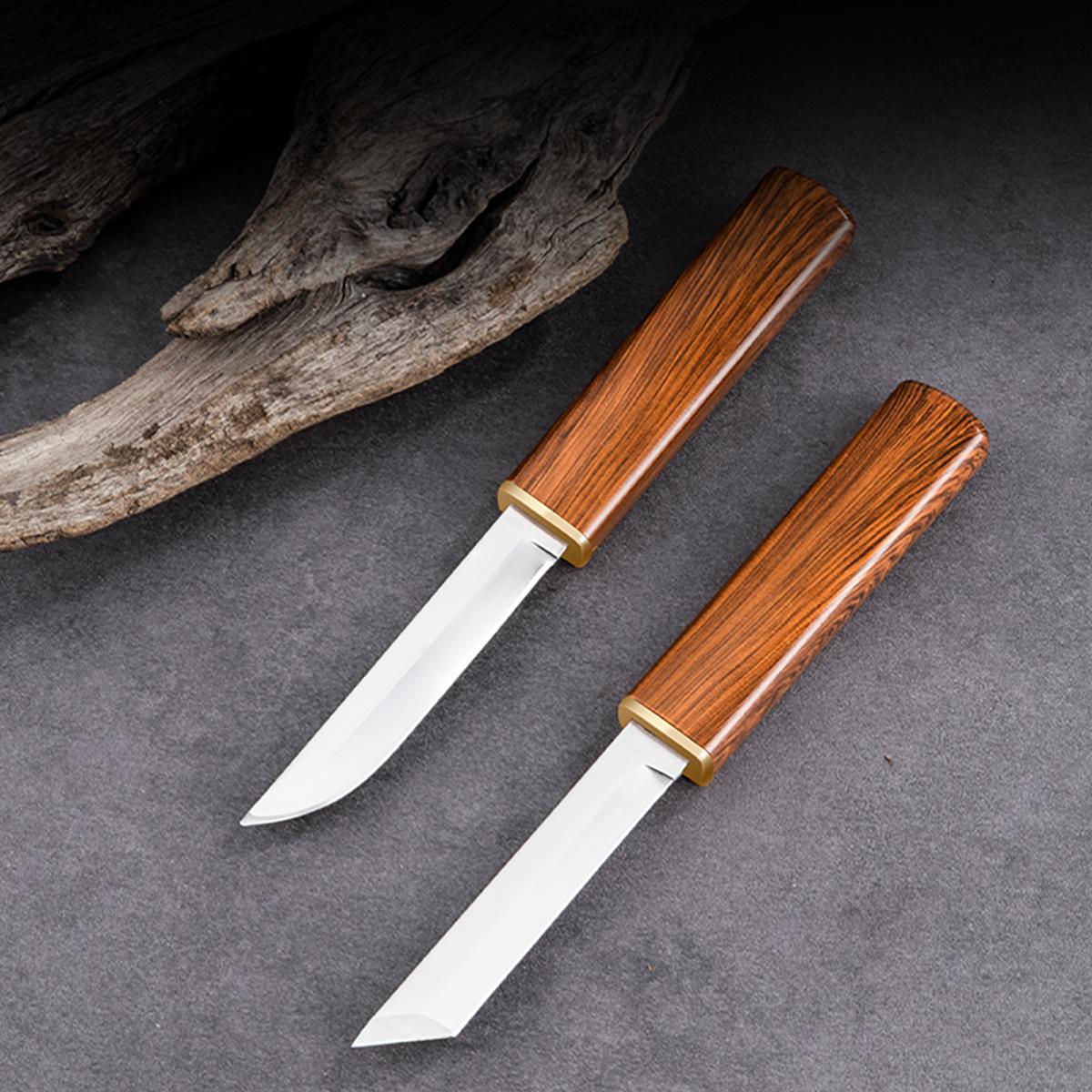 

Нож 2-в-1 Двойной нож из нержавеющей стали для улицы, многофункциональный нож, для чистки, для нарезки мяса, для рыбалки, для барбекю, карманный нож, кухонный ручной нож для мяса красный